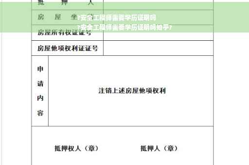 ?安全工程师需要学历证明吗
?安全工程师需要学历证明吗知乎?