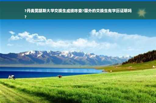 ?丹麦奥胡斯大学交换生成绩咋查?国外的交换生有学历证明吗
?