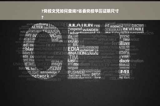 ?党校文凭如何查询?省委党校学历证明尺寸
?