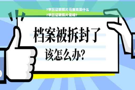 ?学历证明照片马赛克是什么
?学历证明照片是啥?