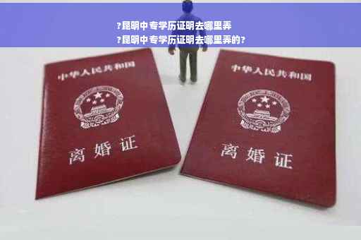?昆明中专学历证明去哪里弄
?昆明中专学历证明去哪里弄的?