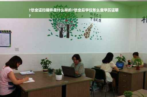 ?毕业证扫描件是什么样的?毕业后学位怎么查学历证明
?