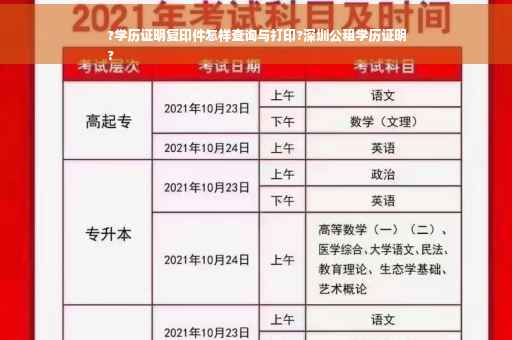 ?学历证明复印件怎样查询与打印?深圳公租学历证明
?