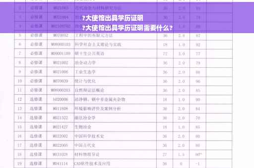 ?大使馆出具学历证明
?大使馆出具学历证明需要什么?