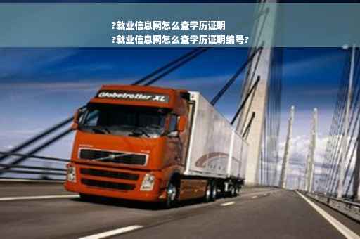 ?就业信息网怎么查学历证明
?就业信息网怎么查学历证明编号?