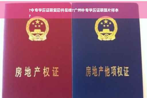 ?中专学历证明复印件是啥?广州中专学历证明图片样本
?