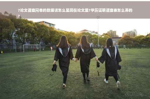 ?论文调查问卷的数据该怎么呈现在论文里?学历证明调查表怎么弄的
?