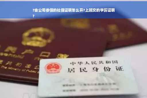 ?由公司参保的社保证明怎么开?上班交的学历证明
?