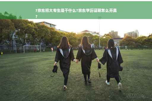?京东招大专生是干什么?京东学历证明怎么开具
?