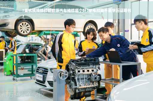 ?重机械维修和新能源汽车维修哪个好?学电控要不要学历证明书
?