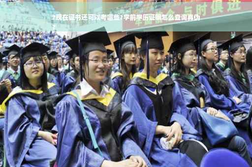 ?现在证书还可以考哪些?学前学历证明怎么查询真伪
?