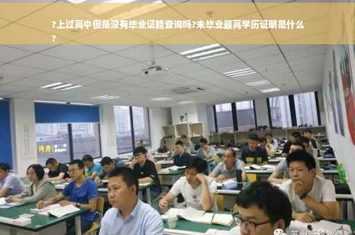 ?上过高中但是没有毕业证能查询吗?未毕业最高学历证明是什么
?