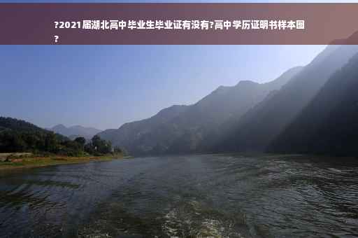 ?2021届湖北高中毕业生毕业证有没有?高中学历证明书样本图
?