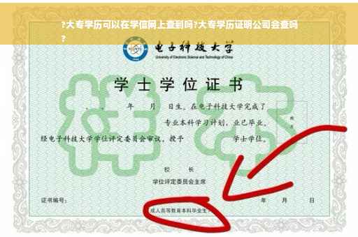 ?大专学历可以在学信网上查到吗?大专学历证明公司会查吗
?