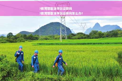 ?教育部取消学历证明吗
?教育部取消学历证明吗怎么办?