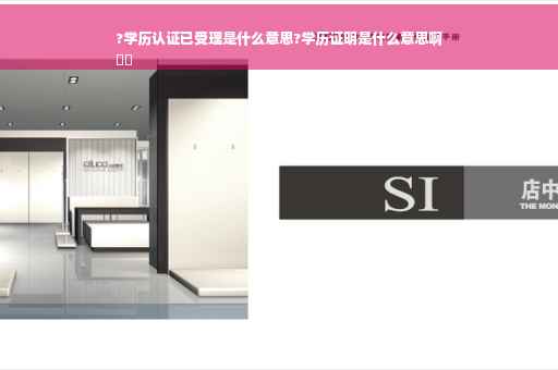?学历认证已受理是什么意思?学历证明是什么意思啊
⚡️