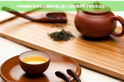 ?学信网查不到学历证明能不能入职?入职时提供不了学历怎么办⚡️