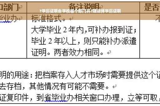 ?学历证明由学校哪个部门开?建造师学历证明
?