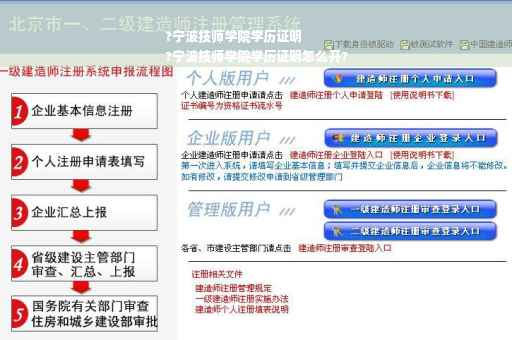 ?宁波技师学院学历证明
?宁波技师学院学历证明怎么开?