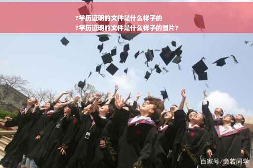 ?学历证明的文件是什么样子的
?学历证明的文件是什么样子的图片?