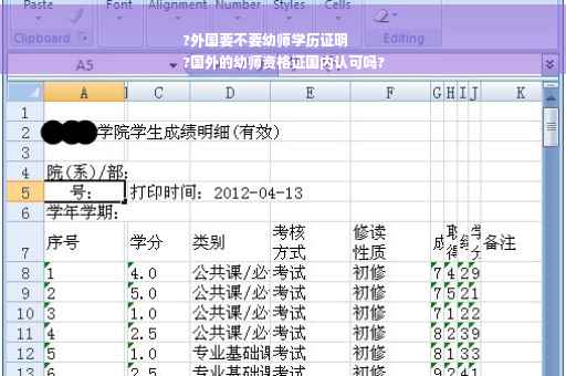 ?外国要不要幼师学历证明
?国外的幼师资格证国内认可吗?