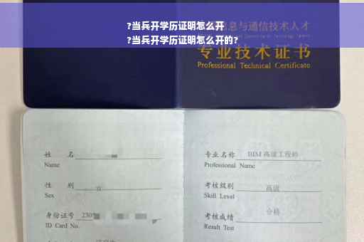 ?当兵开学历证明怎么开
?当兵开学历证明怎么开的?