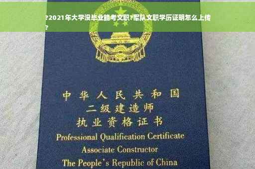 ?2021年大学没毕业能考文职?军队文职学历证明怎么上传
?