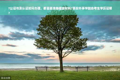 ?公证书及认证如何办理，都需要准备哪些材料?西安外事学院自考生学历证明
?