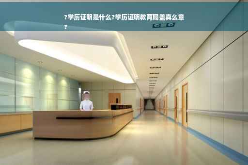 ?学历证明是什么?学历证明教育局盖真么章
?