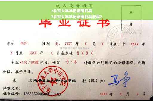 ?北京大学学历证明开具
?北京大学学历证明开具流程?