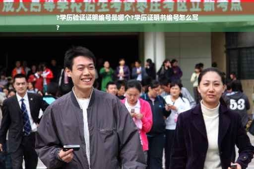 ?学历验证证明编号是哪个?学历证明书编号怎么写
?