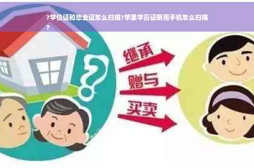 ?学位证和毕业证怎么扫描?苹果学历证明用手机怎么扫描
?