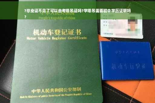 ?毕业证不见了可以去考塔吊证吗?学塔吊需要初中学历证明吗
?