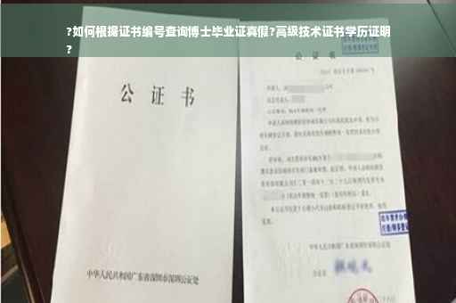 ?如何根据证书编号查询博士毕业证真假?高级技术证书学历证明
?