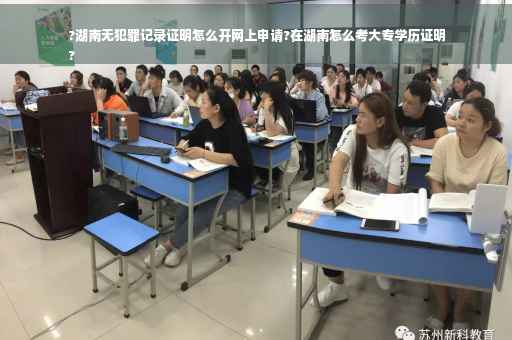 ?湖南无犯罪记录证明怎么开网上申请?在湖南怎么考大专学历证明
?