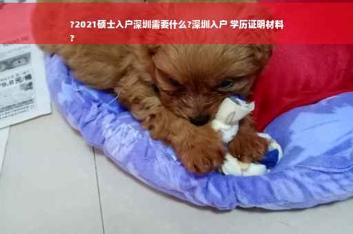 ?2021硕士入户深圳需要什么?深圳入户 学历证明材料
?