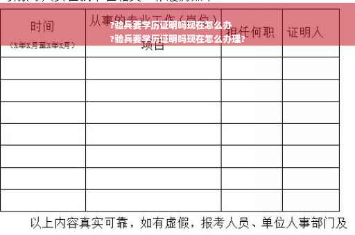 ?验兵要学历证明吗现在怎么办
?验兵要学历证明吗现在怎么办理?