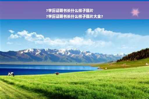 ?学历证明书长什么样子图片
?学历证明书长什么样子图片大全?