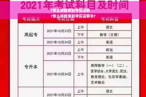 ?怎么样能拿到学历证明
?怎么样能拿到学历证明书?