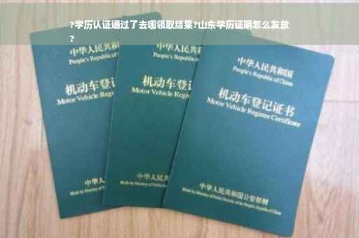 ?学历认证通过了去哪领取结果?山东学历证明怎么发放
?