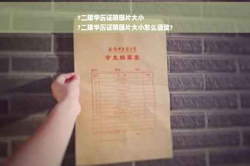 ?二建学历证明图片大小
?二建学历证明图片大小怎么调整?