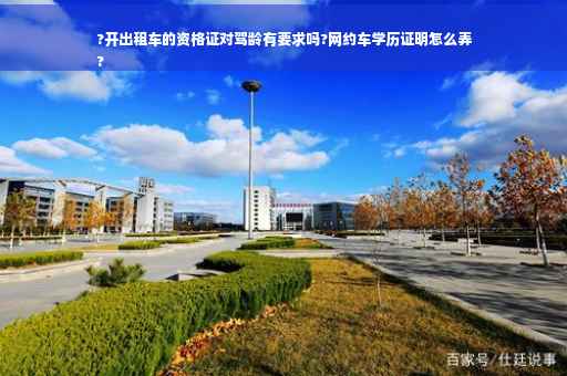 ?开出租车的资格证对驾龄有要求吗?网约车学历证明怎么弄
?