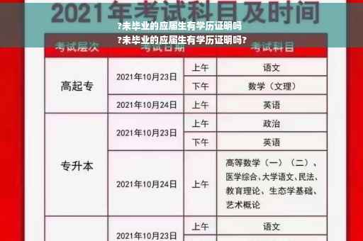 ?未毕业的应届生有学历证明吗
?未毕业的应届生有学历证明吗?