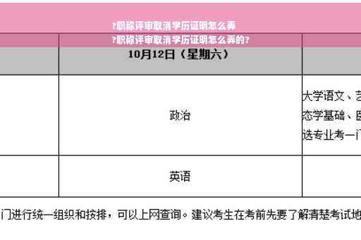 ?职称评审取消学历证明怎么弄
?职称评审取消学历证明怎么弄的?