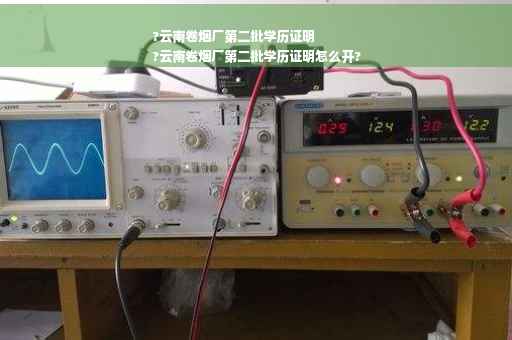 ?云南卷烟厂第二批学历证明
?云南卷烟厂第二批学历证明怎么开?