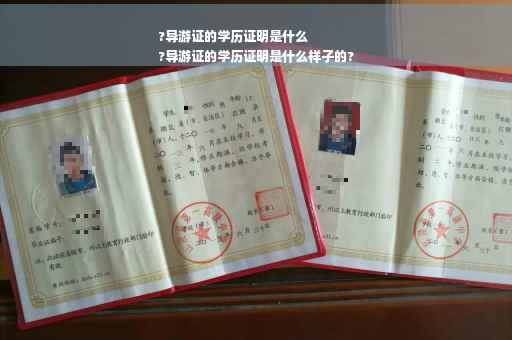 ?导游证的学历证明是什么
?导游证的学历证明是什么样子的?