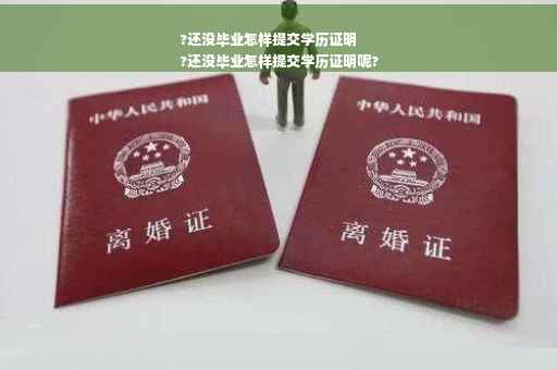 ?还没毕业怎样提交学历证明
?还没毕业怎样提交学历证明呢?