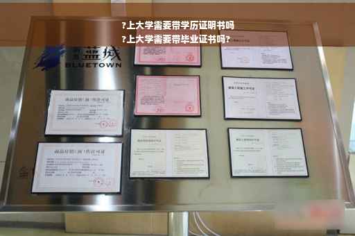 ?上大学需要带学历证明书吗
?上大学需要带毕业证书吗?