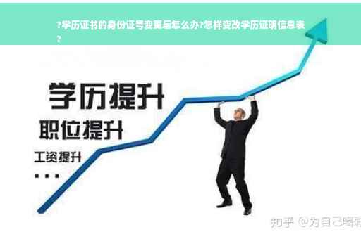 ?学历证书的身份证号变更后怎么办?怎样变改学历证明信息表
?