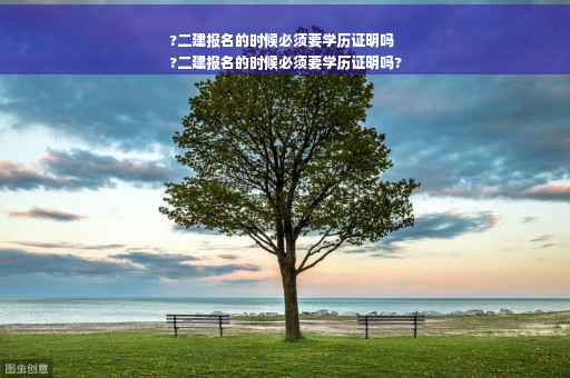 ?二建报名的时候必须要学历证明吗
?二建报名的时候必须要学历证明吗?